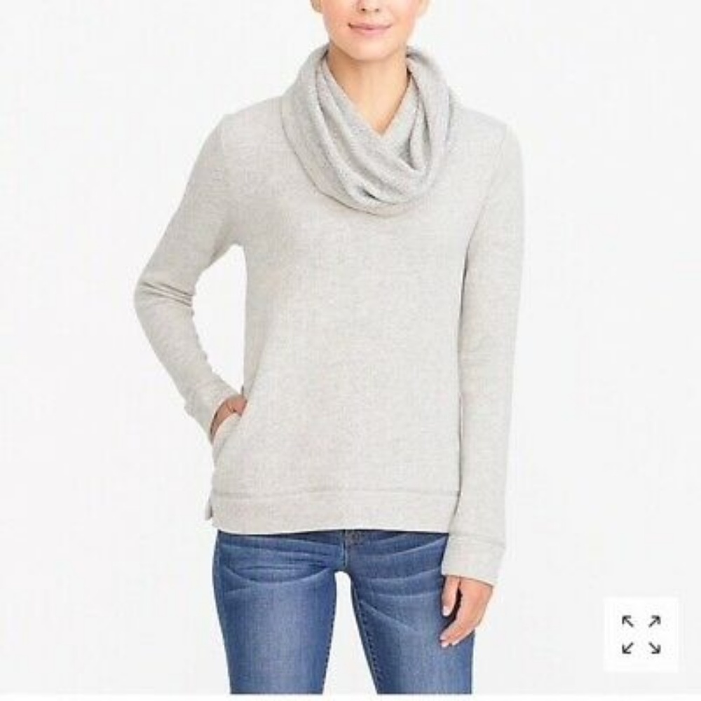 J Crew Cowl Neck Sweatshirt